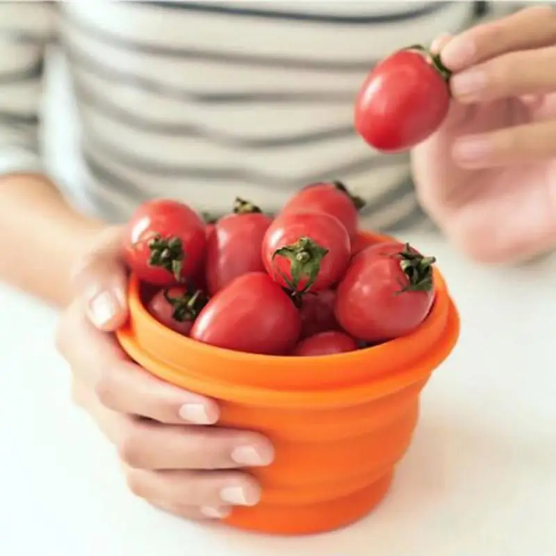 Складной силикона попкорн Поппер чаша микроволновая печь попкорна складной снэк
