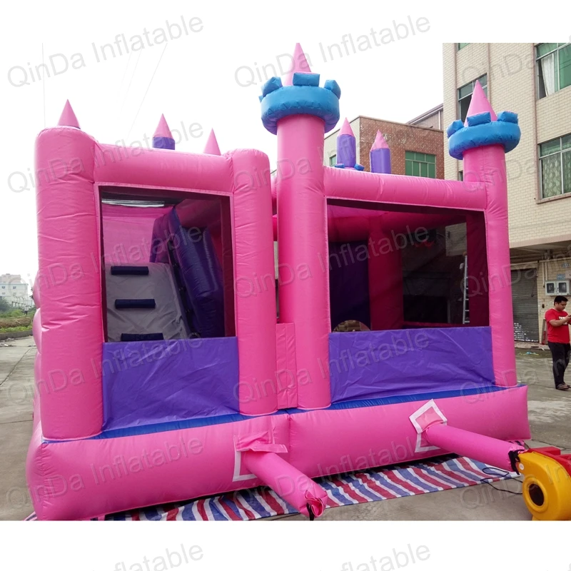 Guangzhou Qinda Princess inflatable bouncy castle with water slide swimming pool kids jumping for sale | Игрушки и хобби