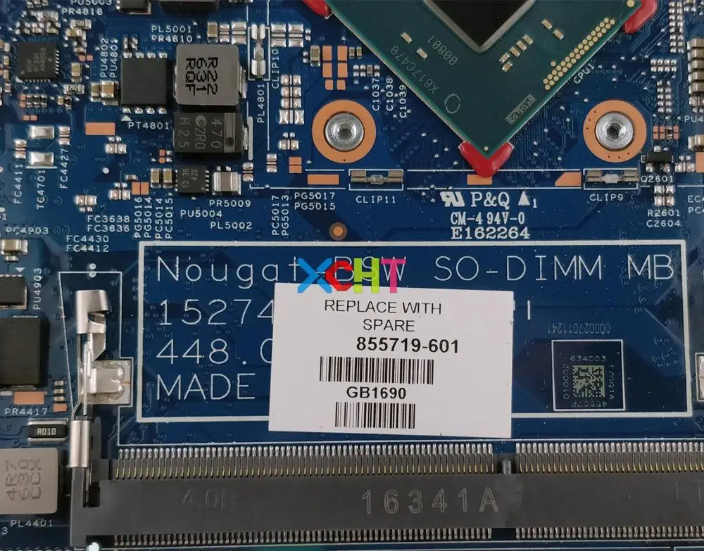 XCHT для hp Pavilion x360 15-AU 11-U 11T-U000 серии 855719-601 855719-001 UMA N3060 Материнская плата ноутбука испытания и отлично работает