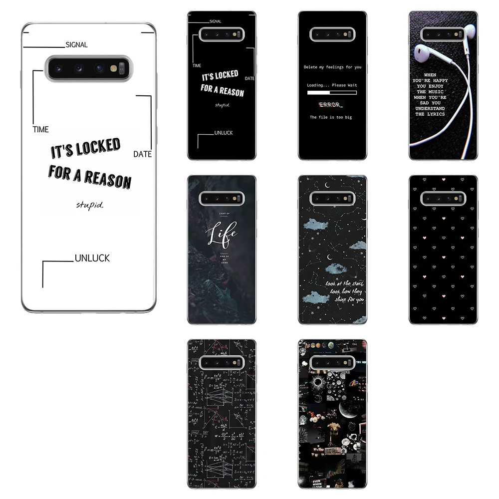 ELETEIL English Printed Case For samsung s9 Phone Cover s8 case s6 S6 Edge S7 S9 S9Plus S10 Plus S10e E50 |