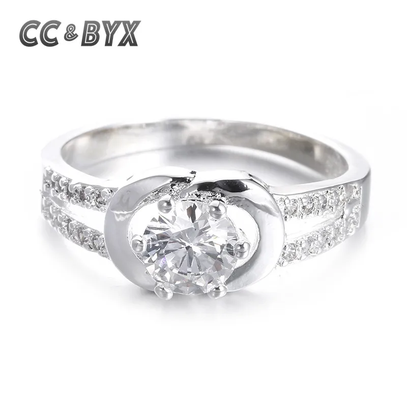 Обручальное кольцо Женское белого и золотого цвета обручальные кольца свадебные