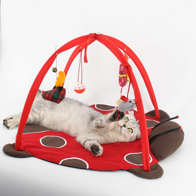 Кровать для домашних животных Игровая палатка кошек игрушки мобильных игр