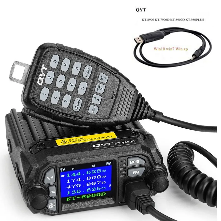 QYT KT 8900D KT8900D 2nd Gen. 25W 136 174MHz 400 480Mhz мини двухдиапазонный мобильный радио