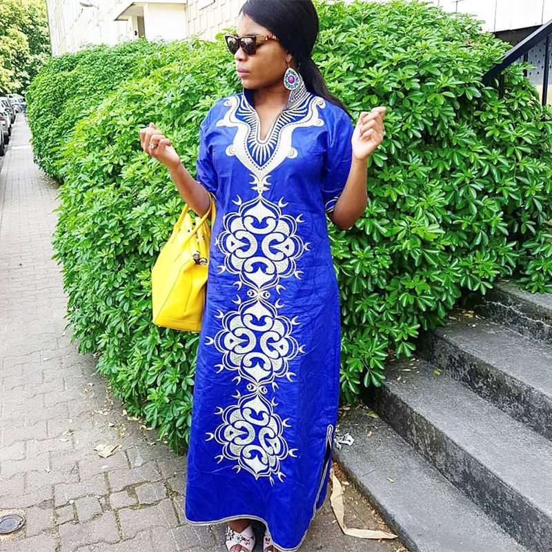 Африканские платья для женщин dashiki традиционные Бесплатная доставка африканские