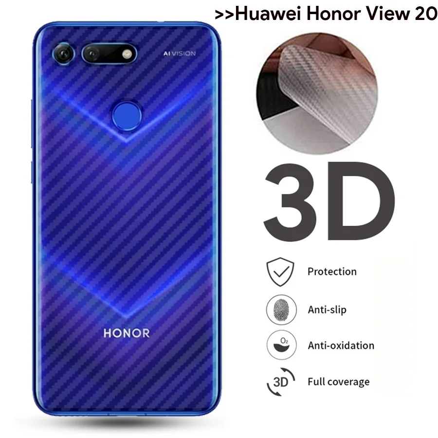 10 шт 3D Защитная пленка из углеродного волокна для Huawei Honor View 20 Note Lite защитная P Smart