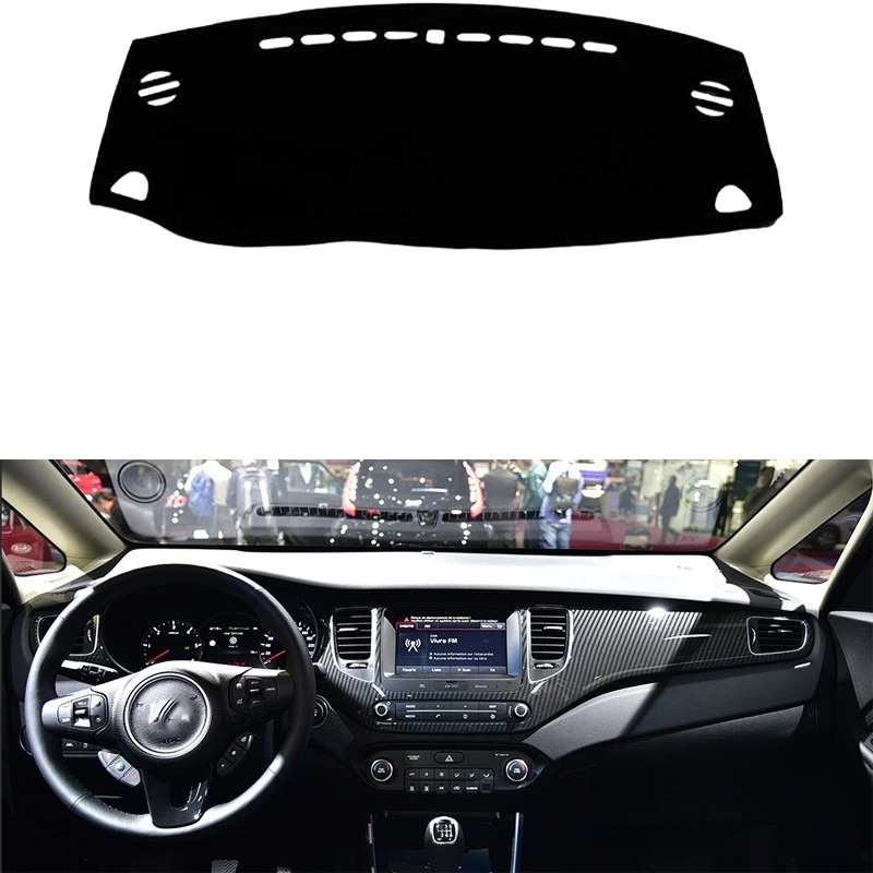 Коврик для приборной панели kia carens 2013 2014 2015 2016 защитный коврик тент подушка