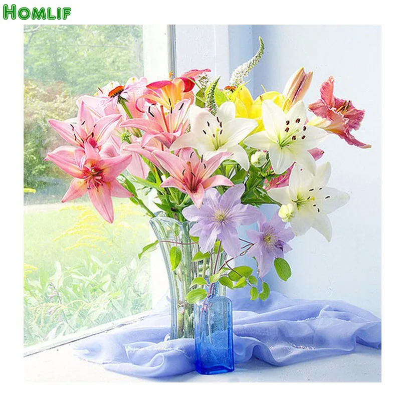 Алмазная живопись сделай сам вышивка крестиком полностью круглая картина с