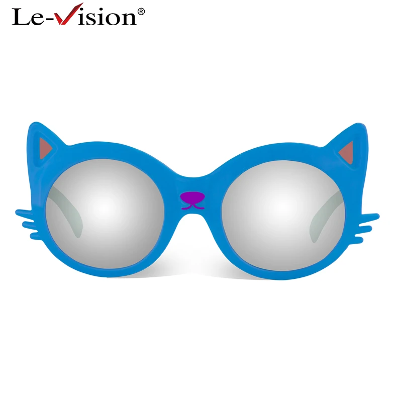 Rubbery Cat Style 3D Kids Passive Glasses Polarized Kid Eye RealD for Movie Film Present Birthday | Электроника