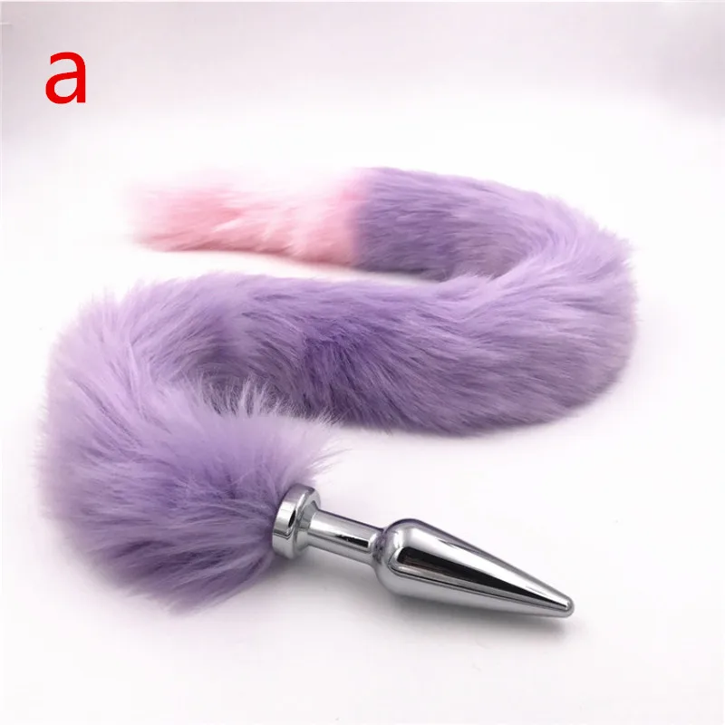 Anal Plug Tail Mini Bullet Stainless Steel Anus Bead Butt Stopper Faux Long Sex Toys Product for Couples H8-5-133G | Красота и