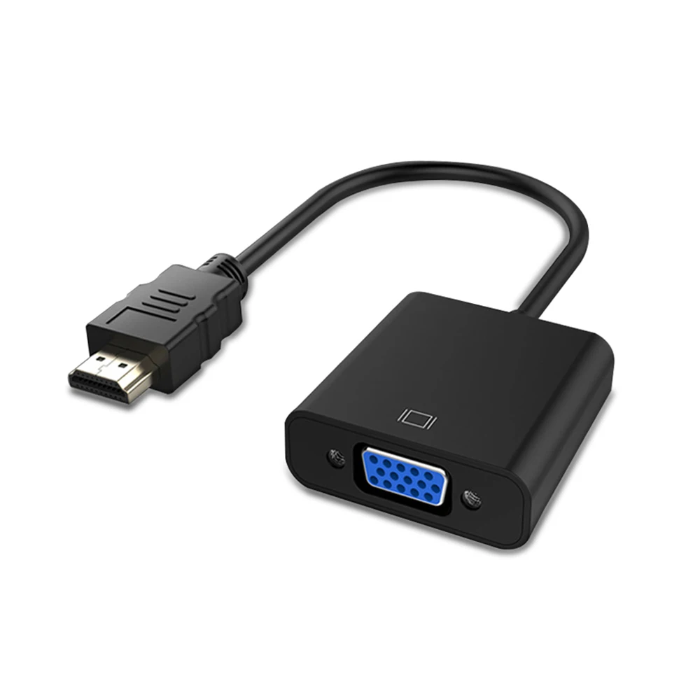 Hdmi vga с аудио кабелем адаптер высокой скорости 1080P HDMI к VGA конвертер мужчин и