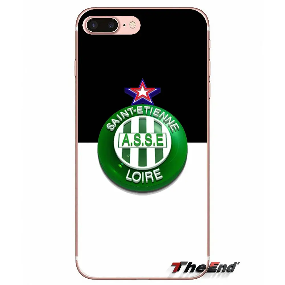 Чехол с логотипом для Sony Xperia Z Z1 Z2 Z3 Z5 compact M2 M4 M5 E3 T3 XA Aqua LG G4 G5 G3 G2 Mini Capa ASSE Saint Etienne Loire |