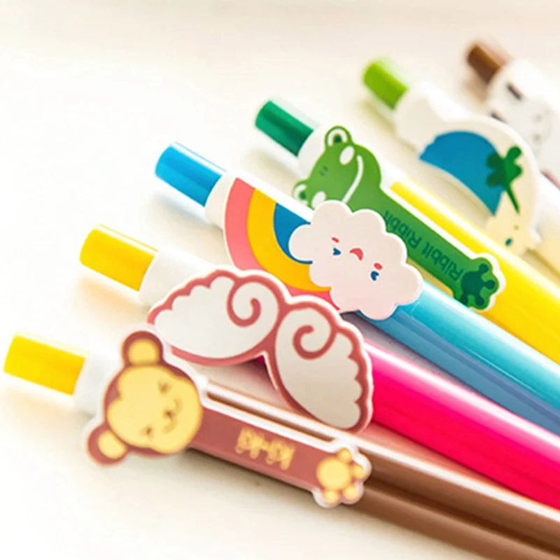 Симпатичные Kawaii мультфильм Животные шариковая ручка писать школьные