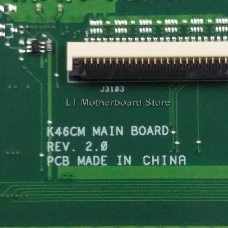 K46CB для Asus K46CM A46C K46C материнская плата ноутбука новая rev2.0 i5-3317U CPU GT630M тестовая |