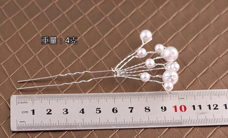 Fooderwerk Jewery Bridal Wedding Hair Forks Europe And America Wild Size Pearl U-shaped Hairpin Handmade Pin Accessories | Украшения и