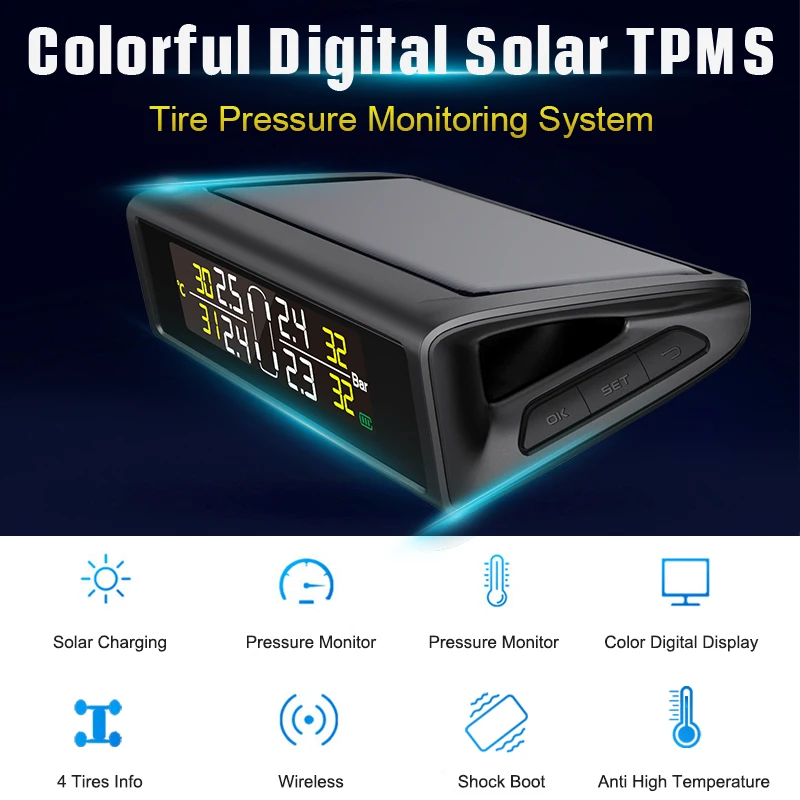 Junsun TPMS шин Давление мониторинга Системы Пластик случае автосигнализации logicar с 4