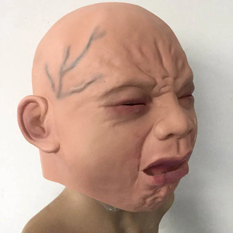 1 шт. Реалистичная плачущая детская маска для Хэллоуина бар косплей реквизит