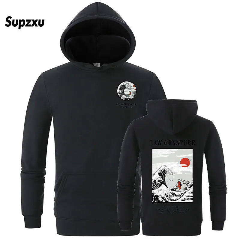 SUPZXU европейский размер модные красочные кофты с капюшоном Мужская Утепленная