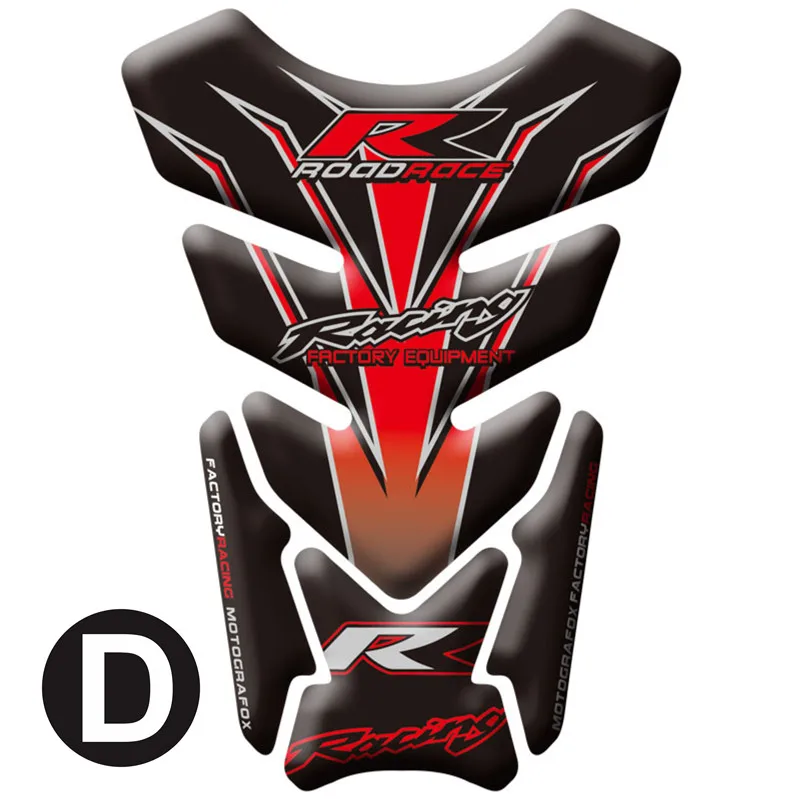 D Мотоцикл 3D топливный бак Pad защитные наклейки для Honda Hornet CB600F CB900F CB1000R 1998-2013 наклейки - Цвет: D