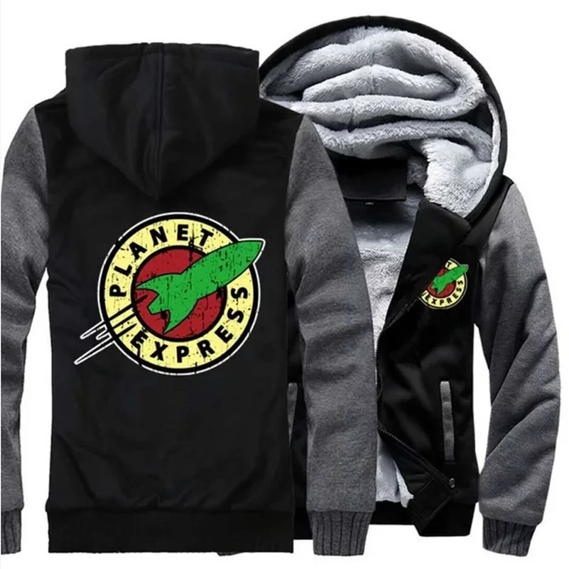 Drop Shipping Big Boys Coat Family Match Father Kid Clothes Velvet Thicken Hoodie Zipper Winter Fleece Warm Hooded Jackets |