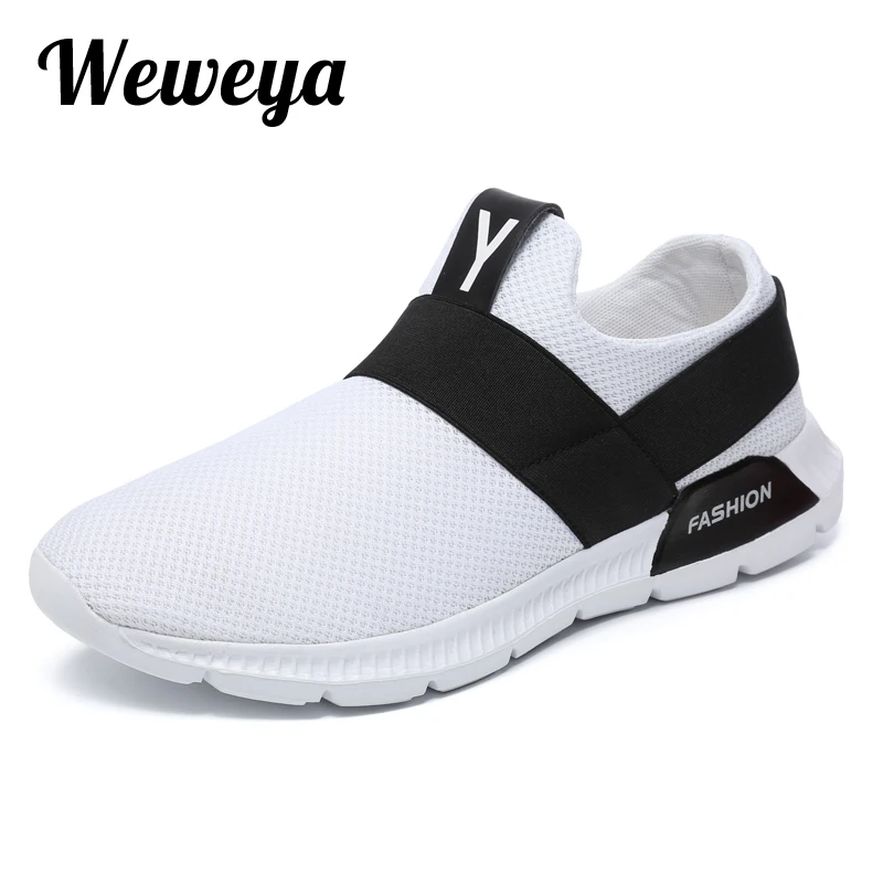 Кроссовки Weweya мужские без шнуровки однотонные Повседневная Удобная Обувь для