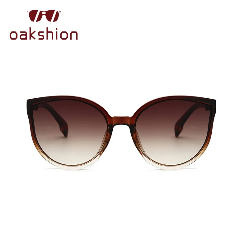 Oakshion модные ретро в форме кошачьих глаз солнцезащитные очки Для женщин Для мужчин Винтаж градиентные прозрачные линзы для мужчин солнцезащитные очки для женщин для вождения женские тени очки