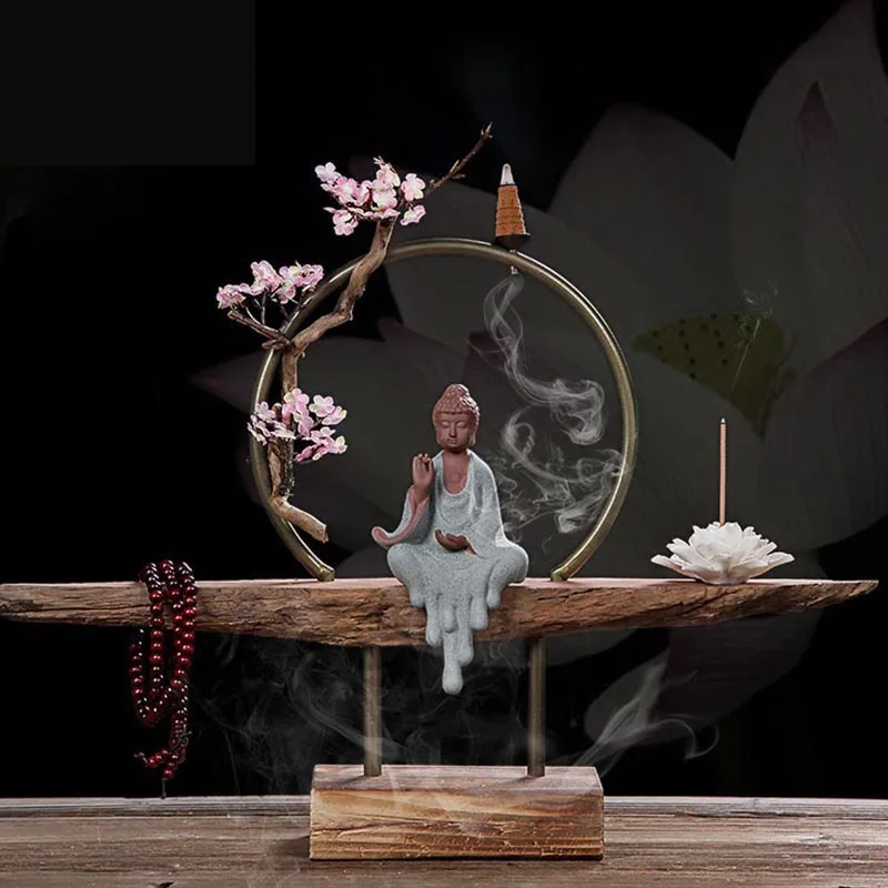 Керамические настольные украшения Zen в китайском стиле креативные металлические