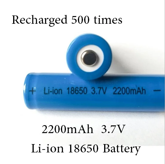 Литий-ионный перезаряжаемый аккумулятор Dinto 2 шт./лот 2200 мАч 3 7 в 18650 для