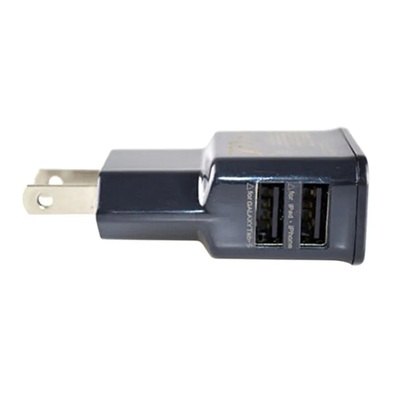 2.1A/1A на 2 портный Dual USB сетевой адаптер для зарядки электроники с разъемами