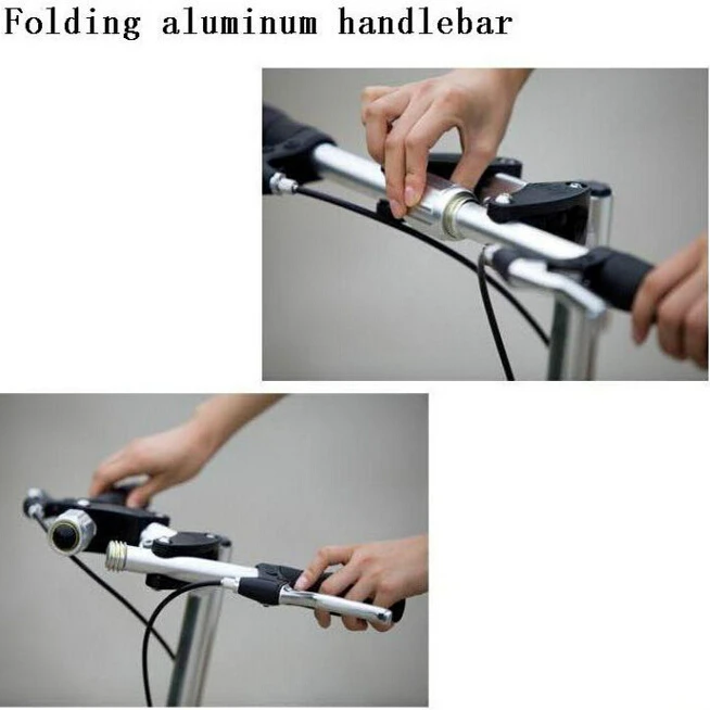MTB mountain bike quick easy release aluminum alloy folding handlebar for SP8 foldable bicycle parts | Спорт и развлечения