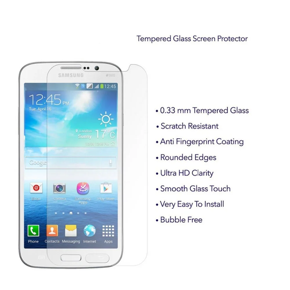9 H HD закаленное стекло es для samsung Galaxy Mega 5 8 I9150 Duos Защита экрана Ультра Прозрачный