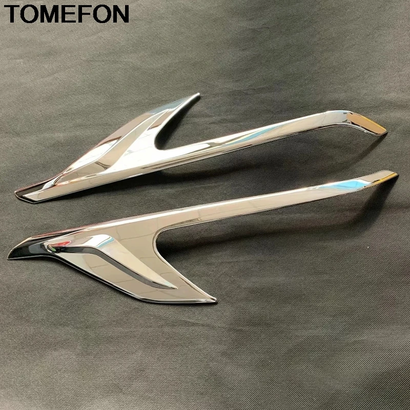 

Наружные аксессуары TOMEFON для Toyota Alphard AH30, 2019, декоративная накладка для фар, отделка из нержавеющей стали