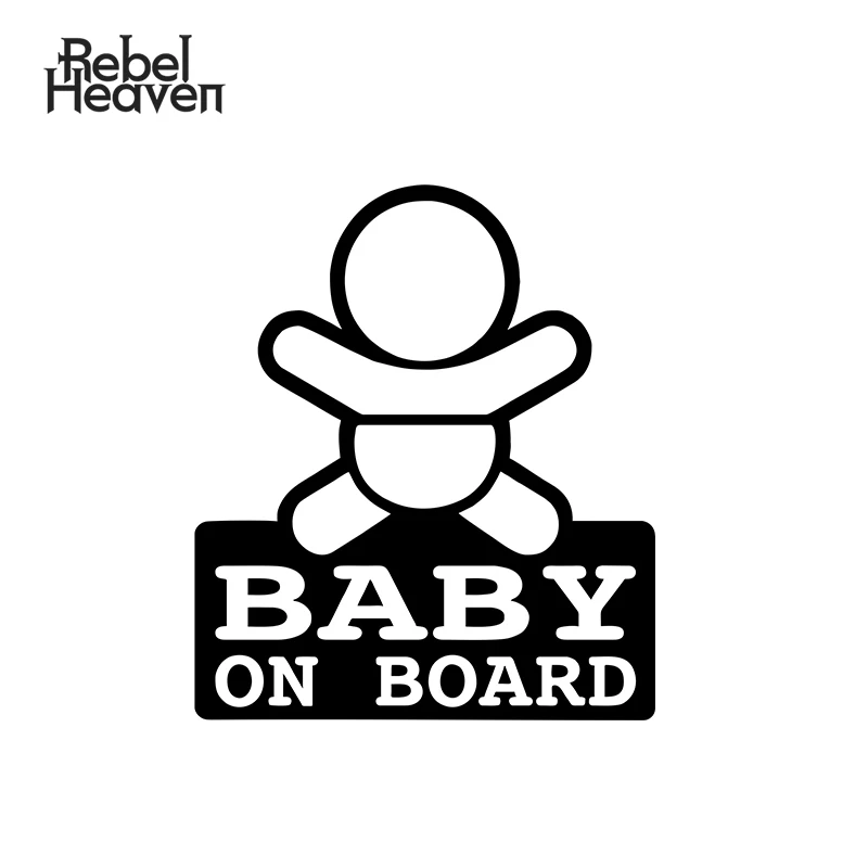 Rebel Heaven забавная JDM наклейка для автомобиля ребенка на борту мальчик DJ I Love Golf