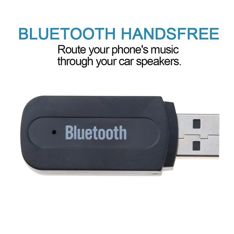Kebidumei Автомобильный USB Bluetooth Aux аудио приемник адаптер Универсальный 3,5 мм bluetooth автомобильный комплект аудио музыкальный приемник для автомобильного динамика