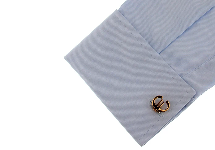 

iGame Euro Cuff Links Gold-color Symbole of Euros Dollar Design Free Shipping