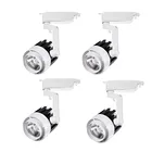 4 шт.лот 20 Вт 30 Вт COB светодиодный Трековый светильник, алюминиевые потолочные направляющие точечные светильники для одежды, магазина обуви, трековое освещение