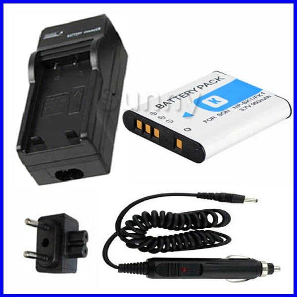 

NP-BK1 Battery+Charger for Sony Cybershot DSC-S750,DSC-S780,DSC-S950,DSC-S980,DSC-W180,DSC-W190,DSC-W370,MHS-PM1,MHS-CM5,MHS-PM5