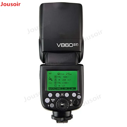 Godox Ving V860II V860II-F GN60 2,4G ttl HSS 1/8000 литий-ионная батарея камеры Speedlite вспышка для Fuji DSLR+ софтбокс Подарочный комплект CD50