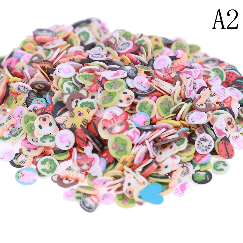 1000 шт. добавка пластилина мягкие керамические фрукты Смешанные фруктовые листья