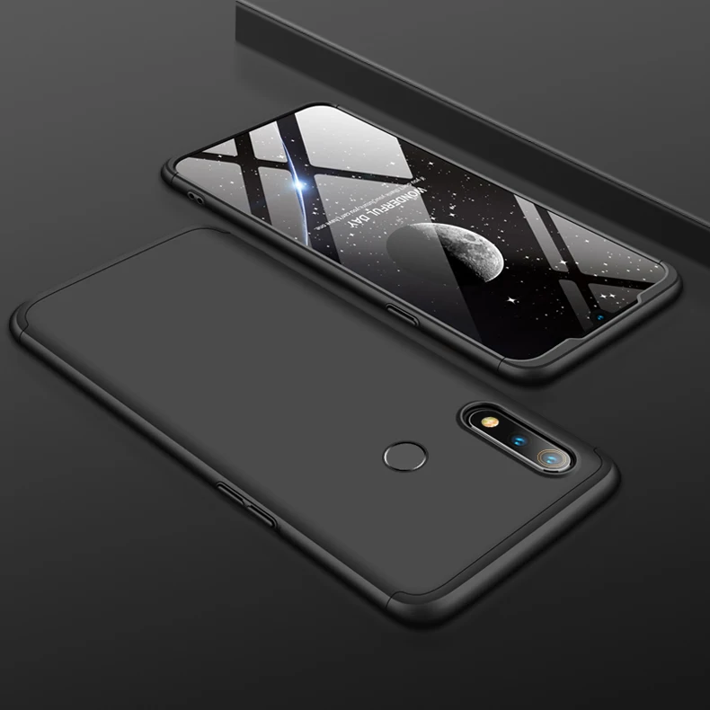 Чехол для OPPO Realme 3 Pro, роскошный защитный чехол с магнитным кольцом, ударопрочный корпус для OPPO Realme 3 Pro Coque