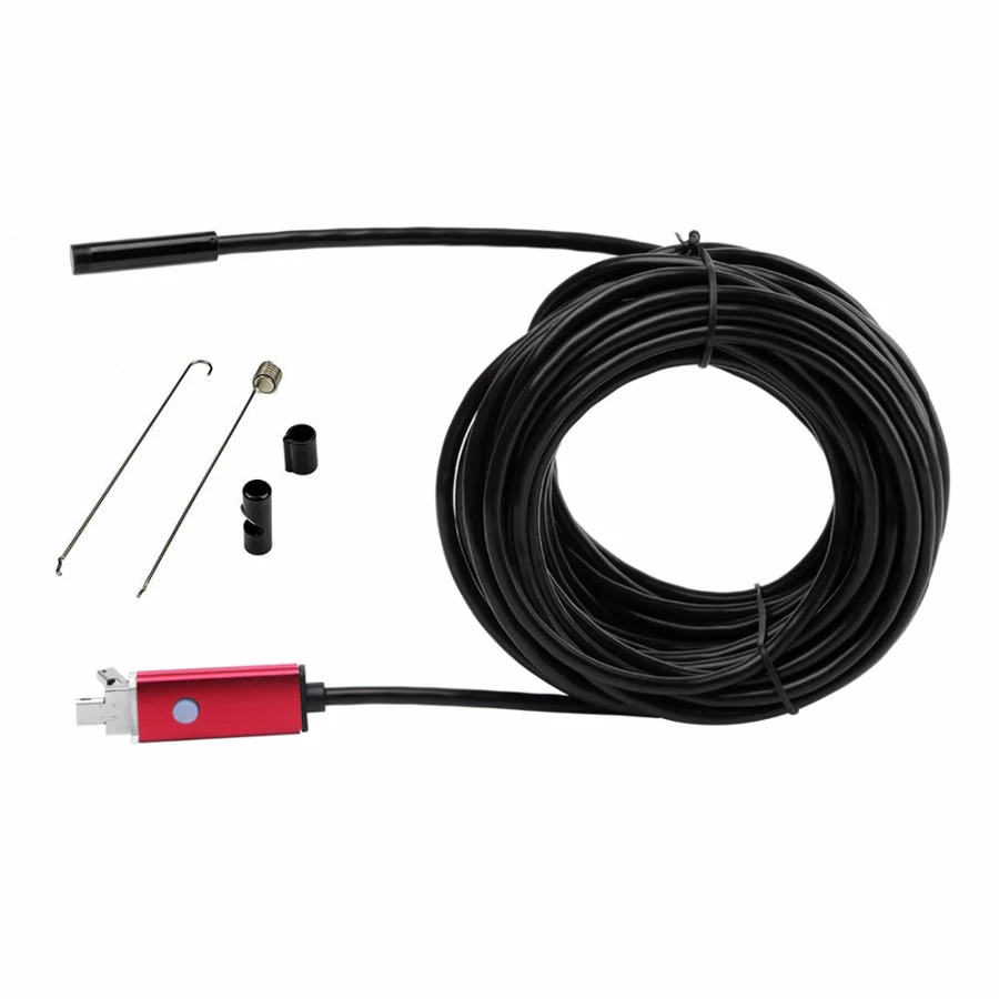 Stardot 2in1 эндоскопа Micro USB для Andriod телефон и ПК 8 мм диаметр HTA7 6LED 60 градусов ангел IP67