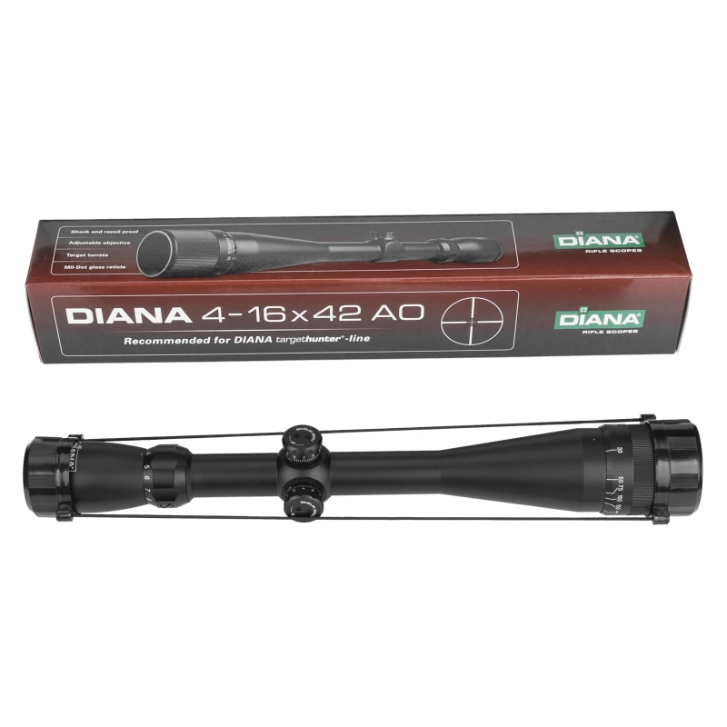 DIANA 4-16X42 AO тактический прицел Mil Dot оптический снайперской винтовки для охоты |