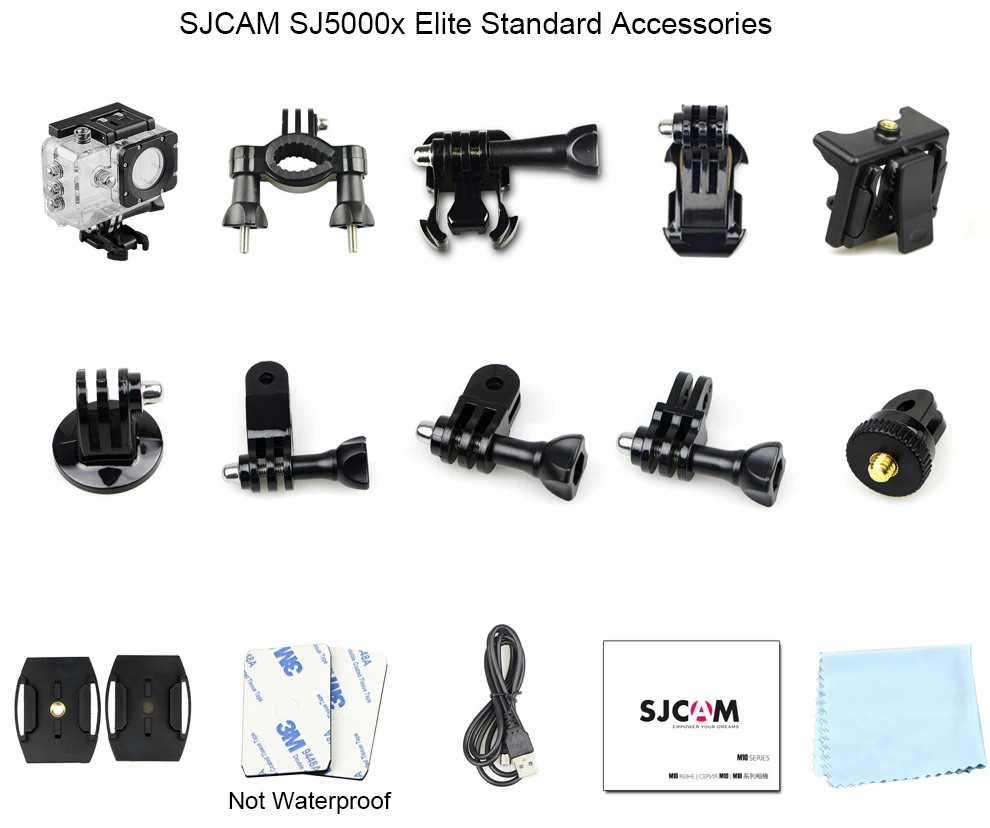 Original SJCAM SJ5000X Elite Action Camera WiFi 4K 24fps 2K 30fps Gyro Sports DV 2.0 LCD NTK96660 Waterproof | Электроника