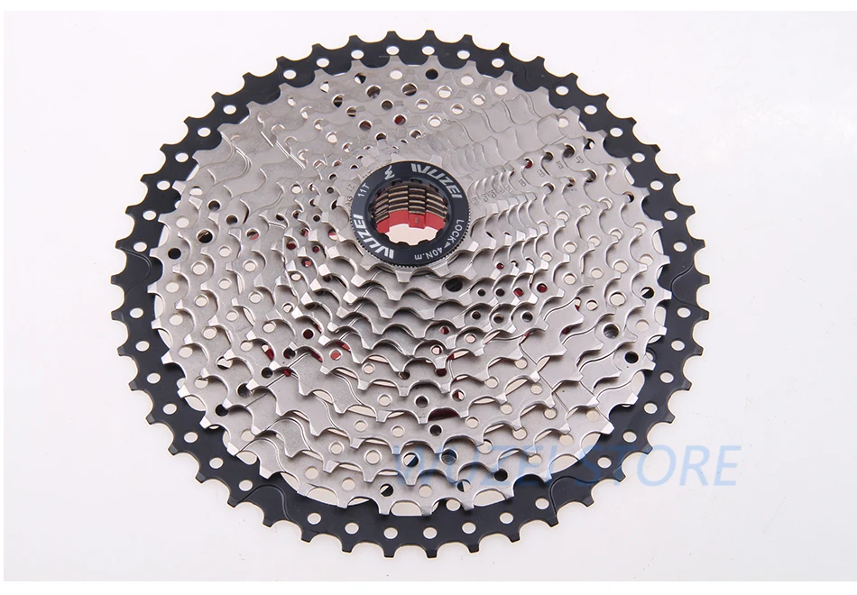 WUZEI 8 S/9 S/10 S/11 S/12 S кассета 32/36/40/42/46/50T Сталь mtb горный велосипед свободного хода Совместимость Shimano