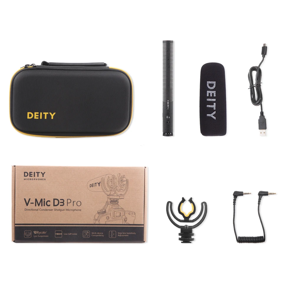 Микрофон Deity V Mic D3 Pro суперкардиоидный Полярный узор 15dBA микрофон Студийный