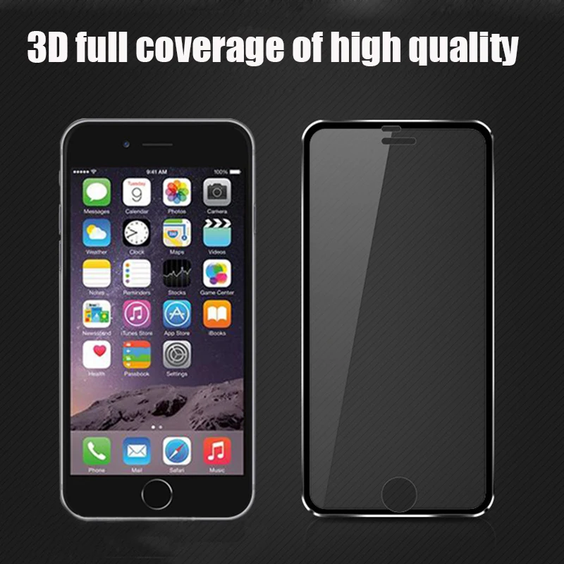 HSTRADE 3D полный охват Премиум Закаленное стекло для iphone 7 6 s плюс экран протектор 8 Plus