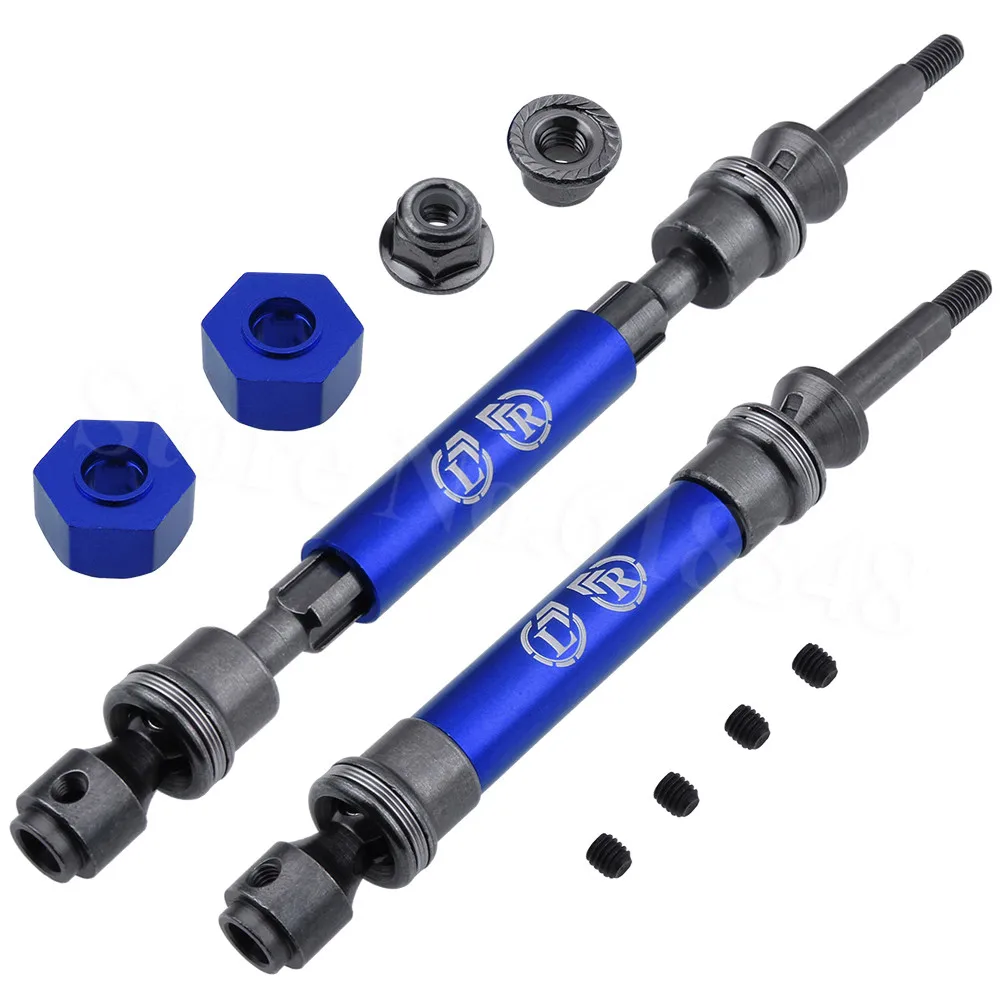 2 шт. сверхмощный Металлический Стальной задний Driveshaft CVD замена 6852R 6852X для RC Traxxas