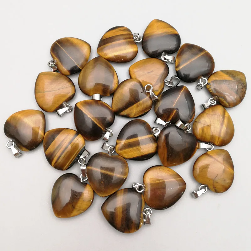 Оптовая продажа подвески из натурального камня Тигрового Глаза 20 мм в виде