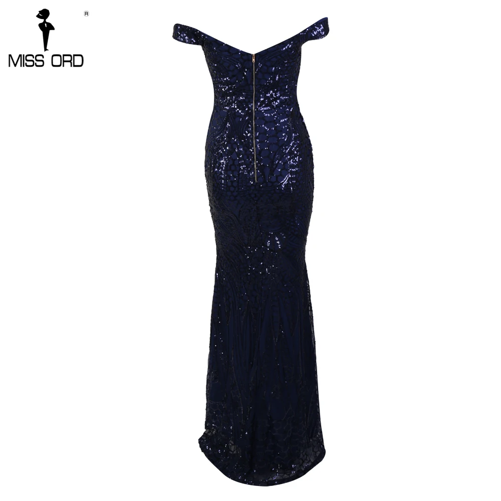 Missord 2020 сексуальное платье с бюстгальтером вечернее блестками длинное FT4912-2 |