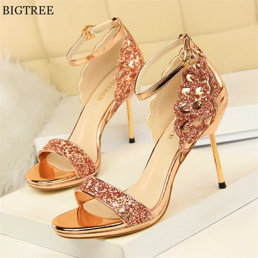 Женские Элегантные босоножки с пряжкой и открытым носком модные однотонные