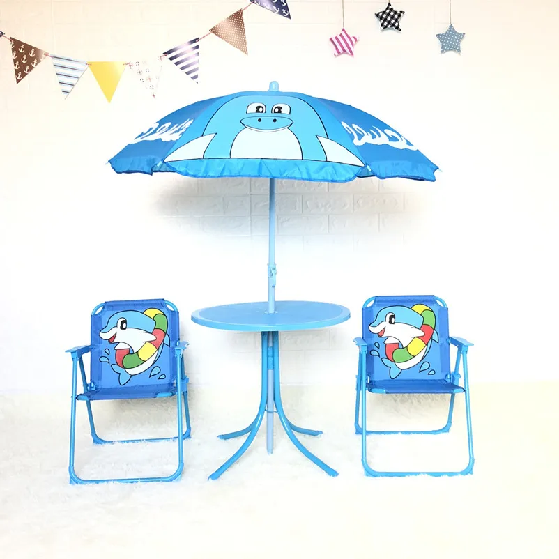 Louis Fashion Outdoor sets Garden Children Thickening Kindergarten Learning Folding Game Toy Table | Мебель